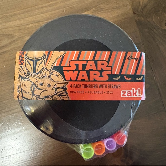 Zak! Other - Zak! Star Wars 4-Pack Tumblers with Straws